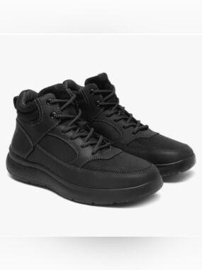 Flexi Men's Black High-Top Boots Style 417605